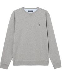 Brooks Brothers - Logo-Embroidered Sweatshirt - Lyst