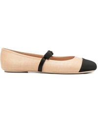 Gianvito Rossi - Bow-Detail Ballet Flat - Lyst