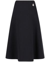 Moncler - X Jil Sander Midi Flared Skirt - Lyst
