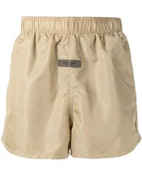 Fear Of God - Logo-Patch Track Shorts - Lyst