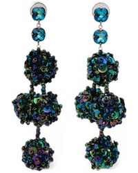 Isabel Marant - Gia Bead-Embellished Drop Earrings - Lyst