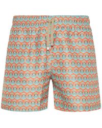 Benibeca - Chechens Geometric-Print Drawstring-Waist Swim Shorts - Lyst