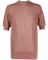 Laneus - T-shirt en coton à manches courtes - Lyst