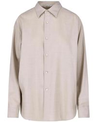 AURALEE - Super Light Wool Shirt - Lyst