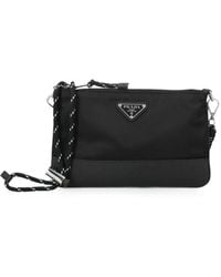 Prada - Re-Nylon Speedrock Clutch Bag - Lyst