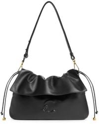 Coccinelle - Ruffled Flap Shoulder Bag - Lyst