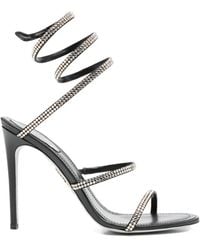 Rene Caovilla - Rhinestone Heels - Lyst