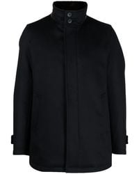 Herno - Mantel Mit Stehkragen - Lyst