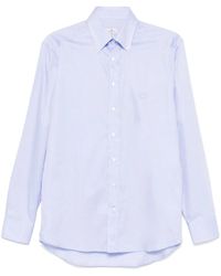 Etro - Logo-Embroidered Button-Down Shirt - Lyst