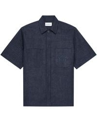 Givenchy - Herringbone-Denim Shirt - Lyst