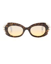 Vivienne Westwood - Vivienne Pearl Oval-frame Sunglasses - Lyst