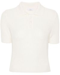 Peserico - Short-sleeve Knitted Top - Lyst