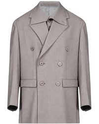 Issey Miyake - Blazer Croisé Honest Ensemble À Revers Pointus - Lyst
