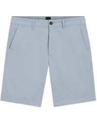BOSS - Slim-Fit Shorts Van Stretch-Katoenen Twill - Lyst