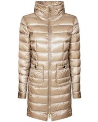 Herno - Maria Quilted High-Neck Coat - Lyst
