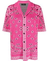 Alanui - Camisa de manga corta con estampado de cachemira - Lyst