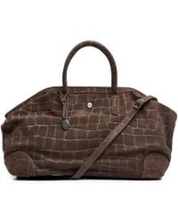 Ash - Jaqueline Crocodile-Effect Tote Bag - Lyst