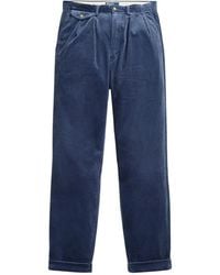 Polo Ralph Lauren - Pleated Corduroy Trousers - Lyst