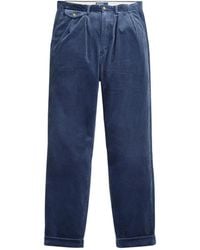 Polo Ralph Lauren - Pleated Corduroy Trousers - Lyst