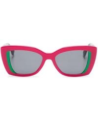 Face A Face - Ashoka Square-Frame Sunglasses - Lyst