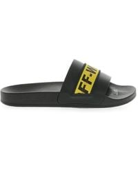 Off-White c/o Virgil Abloh - Industrial Logo-Strap Slides - Lyst