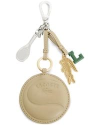 Lacoste - Charm-Detail Keyring - Lyst