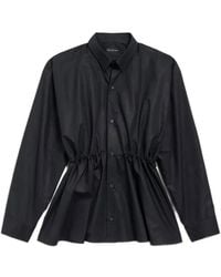Balenciaga - Cotton Shirt Mini Dress - Lyst
