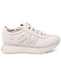 Moncler - Plateau-Sneakers Mit Logo - Lyst