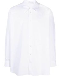 The Row - Point-collar Cotton Shirt - Lyst