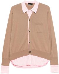 Kolor - Cardigan En Maille À Double Épaisseur Avec Poches - Lyst