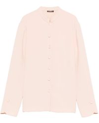 Emporio Armani - Crepe Shirt - Lyst