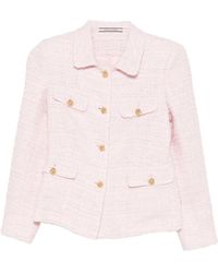 Tagliatore - Jacke Aus Tweed Mit Knöpfen - Lyst