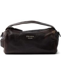 Prada - Nappa Leather Shoulder Bag - Lyst