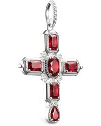 Thomas Sabo - Colgante Elyndra Con Zirconia Y Motivo De Cruz - Lyst