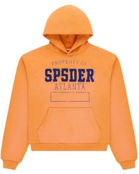 Sp5der - Issue 404 Logo-Print Hoodie - Lyst