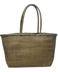 Donna Karan - Woven Leather Tote Bag - Lyst