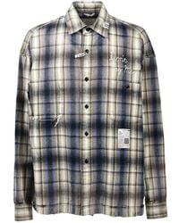 Maison Mihara Yasuhiro - Like Check Shirt - Lyst