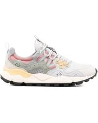 Flower Mountain - Nubuck Leather Sneakers - Lyst