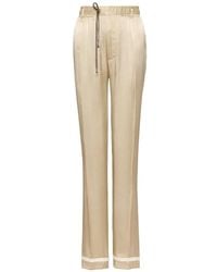 Maison Margiela - Satin Drawstring Trousers - Lyst
