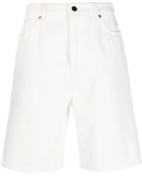 Loulou de Saison - Straight-Leg Denim Shorts - Lyst