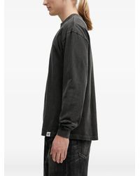 Neighborhood Ls-1 Distorted Logo Long Sleeve T-Shirt in Black for