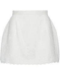 Magda Butrym - Embroidered Mini Skirt - Lyst