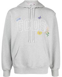 Gcds - Hoodie Met Geborduurd Logo - Lyst