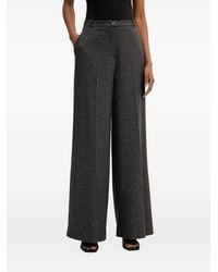 Haveone - Pantalones Anchos A Rayas Diplomáticas - Lyst