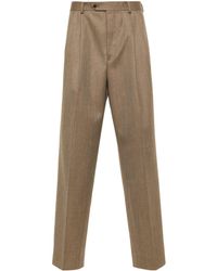 AURALEE - Bluefaced Wool Straight-leg Trousers - Lyst