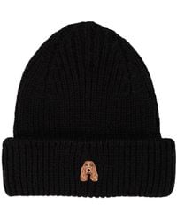PELO FOUNDATION - Dog-Appliqué Beanie - Lyst