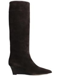 3Juin - Wini Wedge-Heel Pointed-Toe Boots - Lyst