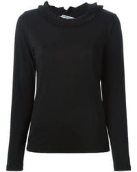 Comme des Garçons - Ruffle Neck Sweater - Lyst
