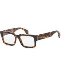 Palm Angels - Tortoiseshell-Effect Rectangle-Frame Glasses - Lyst