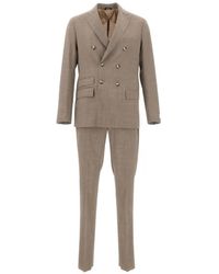 Emanuel Ungaro - Double-Breasted Peak-Lapel Suit - Lyst
